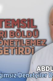 Mali Müşavir Odalarında Nispi Temsil Sisteminden Kaynaklı Sorunlar | BADED Başkanı Abdullah Çavuş