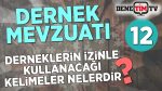 Derneklerin İzinle Kullanacağı Kelimeler Nelerdir?